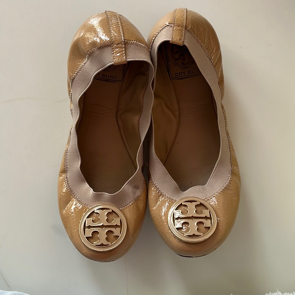 Tory Burch patent leather ballet flats